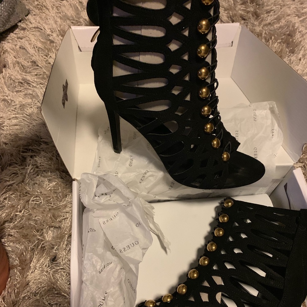 Black multi suede hills